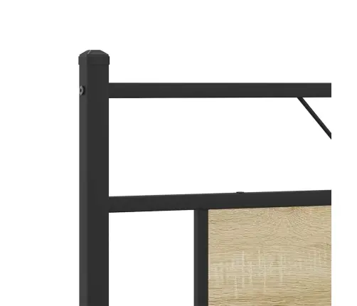 Lovos Rėmas Be Čiužinio, Sonoma Ąžuolo, 183X213cm Metalas Lovos Rėmas Be Čiužinio, Sonoma Ąžuolo, 183X213cm Metalas