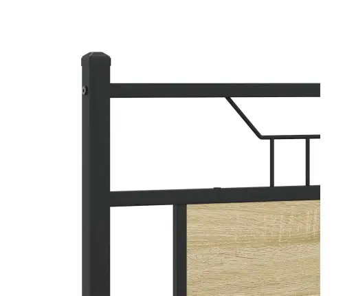 Metallist Voodiraam Ilma Madratsita Sonoma Tamm 193X201 Cm