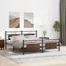 Lovos Rėmas Be Čiužinio, Rudas Ąžuolo, 180X200cm Metalas