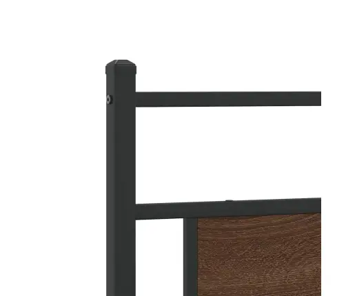 Lovos Rėmas Be Čiužinio, Rudas Ąžuolo, 193X201cm Metalas