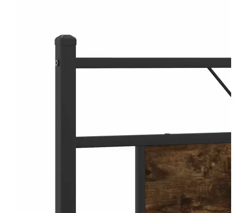 Lovos Rėmas Be Čiužinio, Dūminio Ąžuolo, 183X213cm Metalas