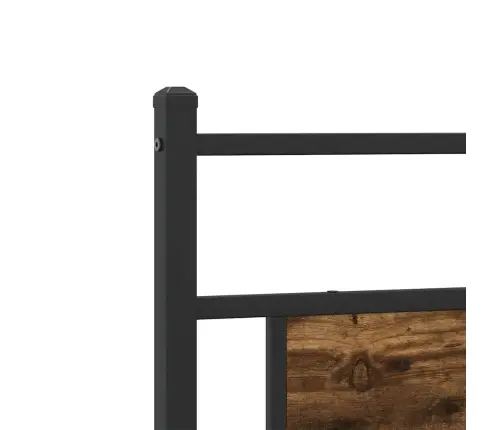 Lovos Rėmas Be Čiužinio, Dūminio Ąžuolo, 193X201cm Metalas