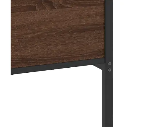 Gultas Rāmis Bez Matrača, Metāls, 180X200 Cm, Ozolkoka Krāsa Vidaxl