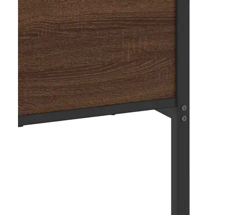 Gultas Rāmis Bez Matrača, Metāls, 193X203 Cm, Ozolkoka Krāsa Vidaxl