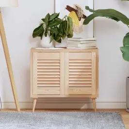 Skapja Durvis Žalūzijas Dizains 2 Gab Masīvkoka Priede Vidaxl