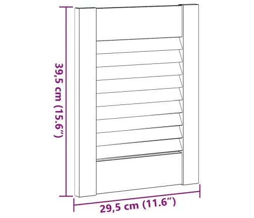 Spintelės Durys Žaliutinis Dizainas 4 Vnt 39,5X29,5 Cm