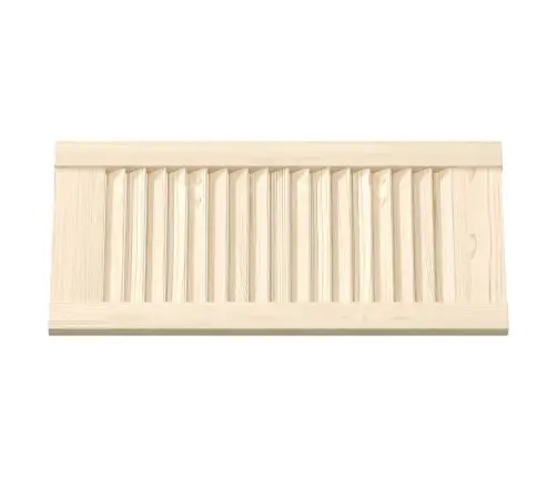 Skapja Durvis, Žalūziju Dizains, 4 Gab., 61,5X29,5 Cm, Priede Vidaxl