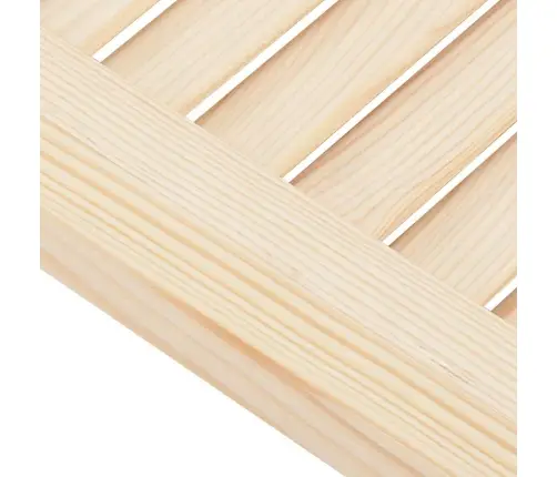 Skapja Durvis, Žalūziju Dizains, 4 Gab., 61,5X29,5 Cm, Priede Vidaxl