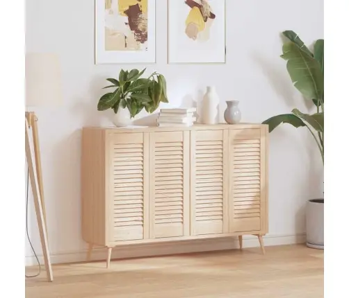 Skapja Durvis, Žalūziju Dizains, 4 Gab., 69X29,5 Cm, Priede Vidaxl