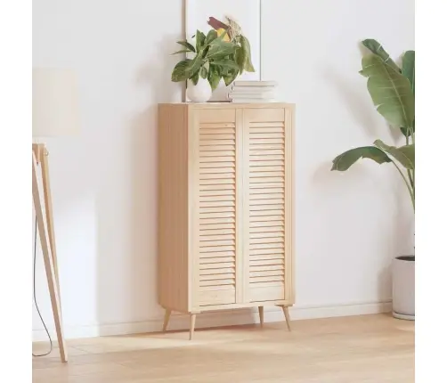 Spintelės Durelės, 2Vnt., 99X29,5cm Pušis, Žaliuzių Dizaino