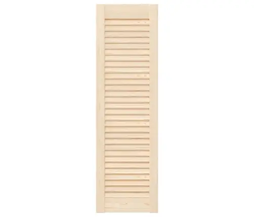 Spintelės Durelės, 2Vnt., 99X29,5cm Pušis, Žaliuzių Dizaino