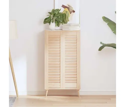 Spintelės Durelės, 2Vnt., 99X29,5cm Pušis, Žaliuzių Dizaino