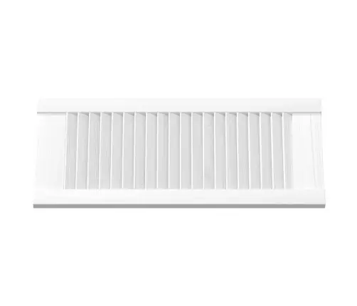 Skapja Durvis, Žalūziju Dizains, 2 Gab., Balts, 61,5X29,5 Cm Vidaxl