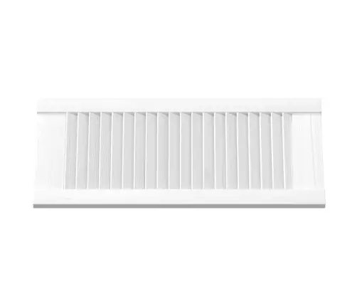 Skapja Durvis, Žalūziju Dizains, 4 Gab., Balts, 61,5X29,5 Cm Vidaxl
