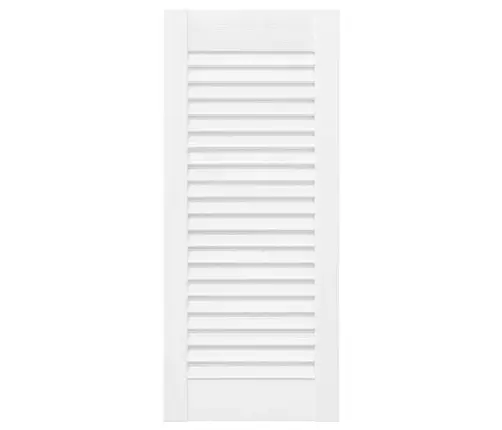 Skapja Durvis, Žalūziju Dizains, 2 Gab., Balts, 69X29,5 Cm Vidaxl