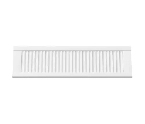 Kapiuksed Louvred Design 4 Tk Valge 99X29,5 Cm