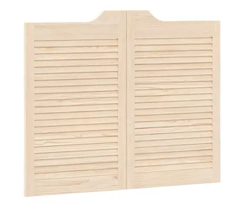 Tiibuksed, Lamell, Disain 2-Paar 80X100 Cm Täispuidust Mänd