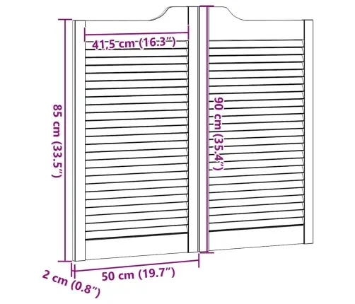 Tiibuksed, Lamell, Disain 1-Paar 90X100 Cm Täispuidust Mänd