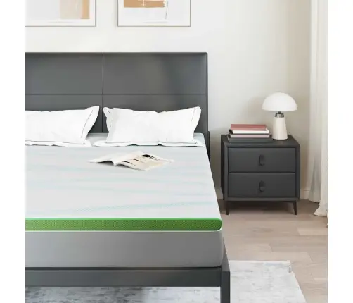 Matracīši Balts Un Zaļš 160 X 200 Cm Vidaxl