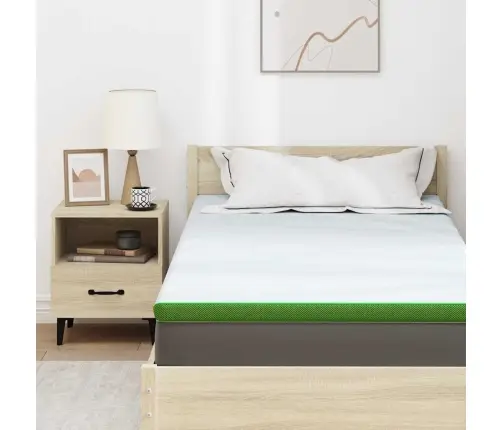 Matracīši Balts Un Zaļš 90 X 190 Cm Vidaxl