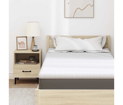 Matracīši Balts 90 X 190 Cm 100% Poliestera Žakarda Audums Vidaxl