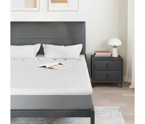 Matracīši Balts 160 X 200 Cm 100% Poliestera Žakarda Audums Vidaxl