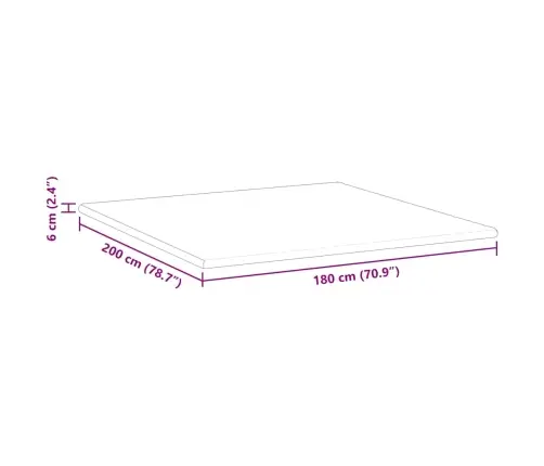 Čiužinio Pagalvėlės Balta 180 X 200 Cm Čiužinio Pagalvėlės Balta 180 X 200 Cm