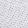 Matracīši Balts 200 X 200 Cm 100% Poliestera Žakarda Audums Vidaxl