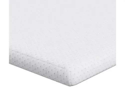 Matracīši Balts 200 X 200 Cm 100% Poliestera Žakarda Audums Vidaxl