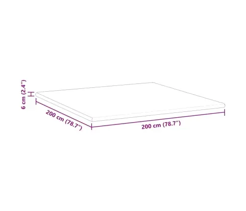 Matracīši Balts 200 X 200 Cm 100% Poliestera Žakarda Audums Vidaxl