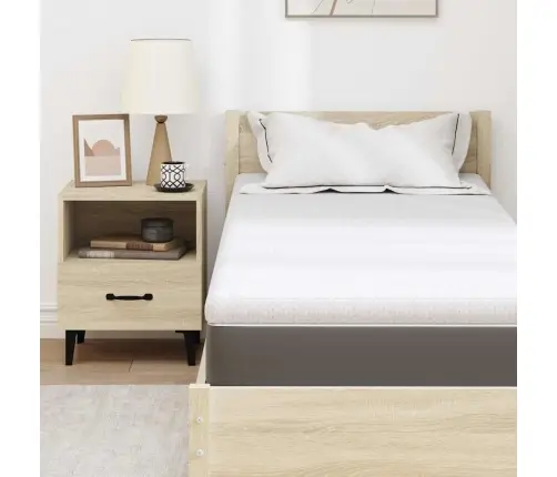 Matracīši Balts 70 X 200 Cm 100% Poliestera Žakarda Audums Vidaxl