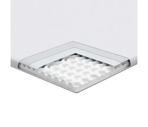 Matracīši Balts 100 X 200 Cm 100% Poliestera Žakarda Audums Vidaxl