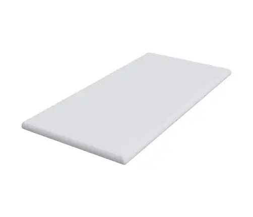 Matracīši Balts 100 X 200 Cm 100% Poliestera Žakarda Audums Vidaxl
