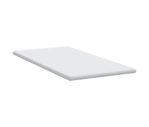 Matracīši Balts 100 X 200 Cm 100% Poliestera Žakarda Audums Vidaxl