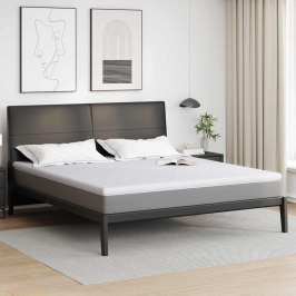 Matracīši Balts 180 X 200 Cm 100% Poliestera Žakarda Audums Vidaxl