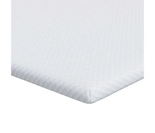 Matracīši Balts 90 X 190 Cm 100% Poliestera Žakarda Audums Vidaxl
