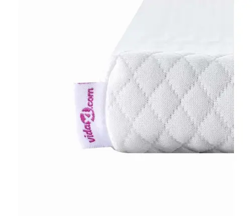 Matracīši Balts 90 X 200 Cm 100% Poliestera Žakarda Audums Vidaxl