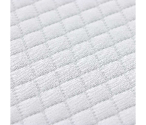 Matracīši Balts 200 X 200 Cm 100% Poliestera Žakarda Audums Vidaxl