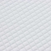 Matracīši Balts 90 X 190 Cm 100% Poliestera Žakarda Audums Vidaxl