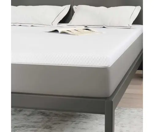 Matracīši Balts 140 X 190 Cm 100% Poliestera Žakarda Audums Vidaxl