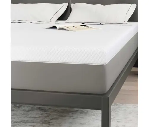 Matracīši Balts 140 X 190 Cm 100% Poliestera Žakarda Audums Vidaxl