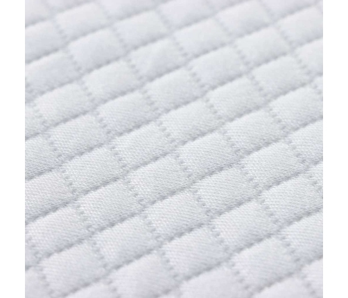 Matracīši Balts 100 X 200 Cm 100% Poliestera Žakarda Audums Vidaxl