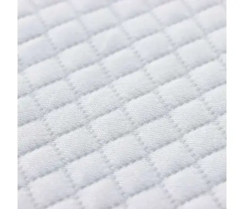 Matracīši Balts 120 X 200 Cm 100% Poliestera Žakarda Audums Vidaxl