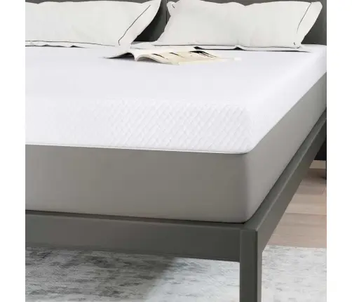 Matracīši Balts 140 X 190 Cm 100% Poliestera Žakarda Audums Vidaxl