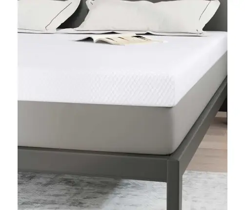 Matracīši Balts 180 X 200 Cm 100% Poliestera Žakarda Audums Vidaxl