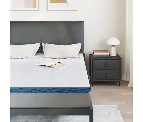 Matracīši Balta Un Zila 140 X 200 Cm Vidaxl