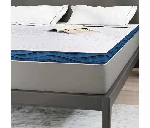 Matracīši Balta Un Zila 140 X 200 Cm Vidaxl