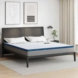 Čiužinio Pagalvėlės Balta Ir Mėlyna 200 X 200 Cm