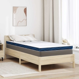 Matracīši Balts Un Zils 120 X 200 Cm Gela Atmiņas Putu Vidaxl