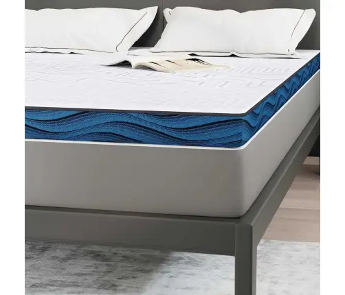 Matracīši Balta Un Zila 140 X 200 Cm Vidaxl